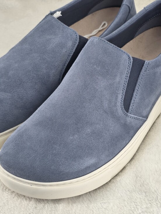 Birkenstock Oswego Elemental Blue Suede Slip On Sneakers EU 43 US 10